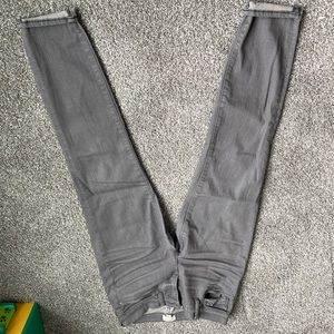 Jcrew grey skinny jeans